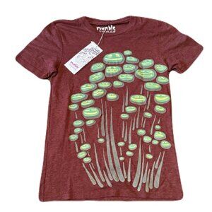 NWT Mumble Tease Small Red Enoki Mushroom Design